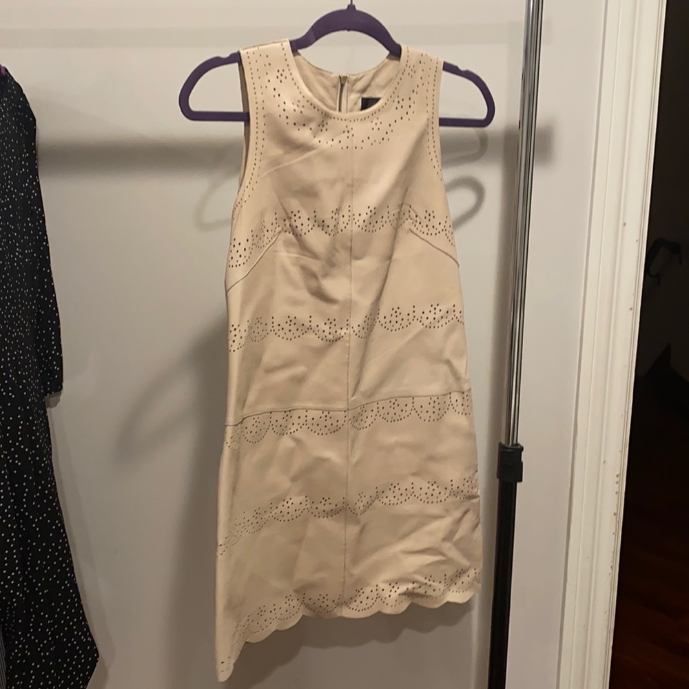 French connection genuine leather dress